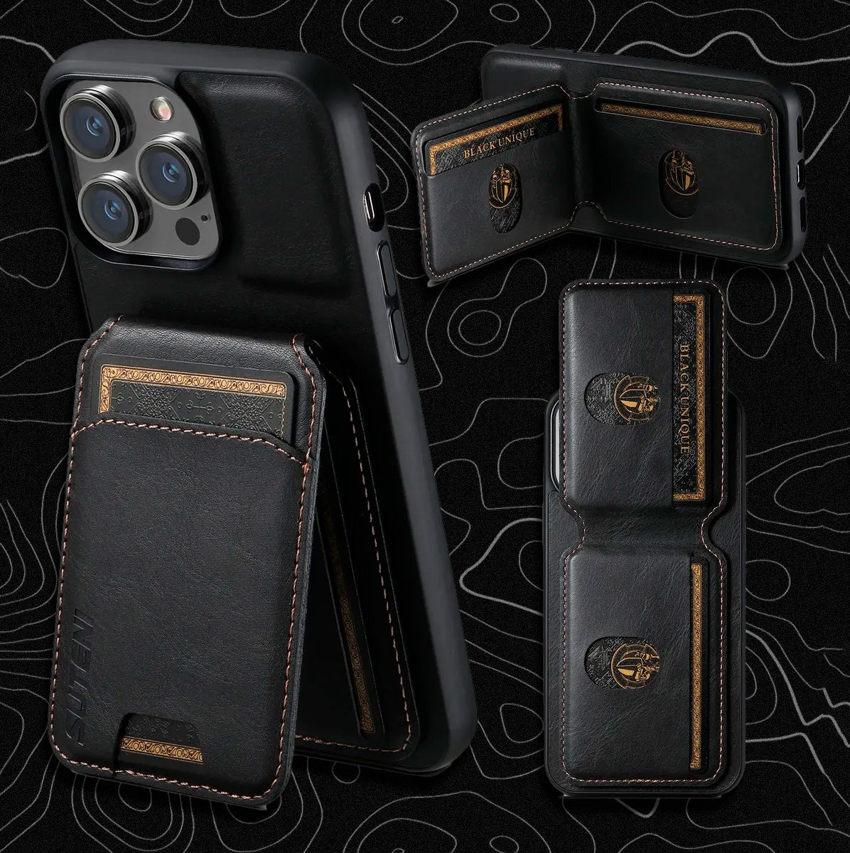 Cgrip funda con tarjetero minimalista y elegante 
